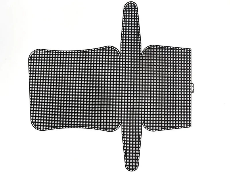 Rete sagomata nera per borse | 50x53 cm 100% poliestere | cf 1 pz