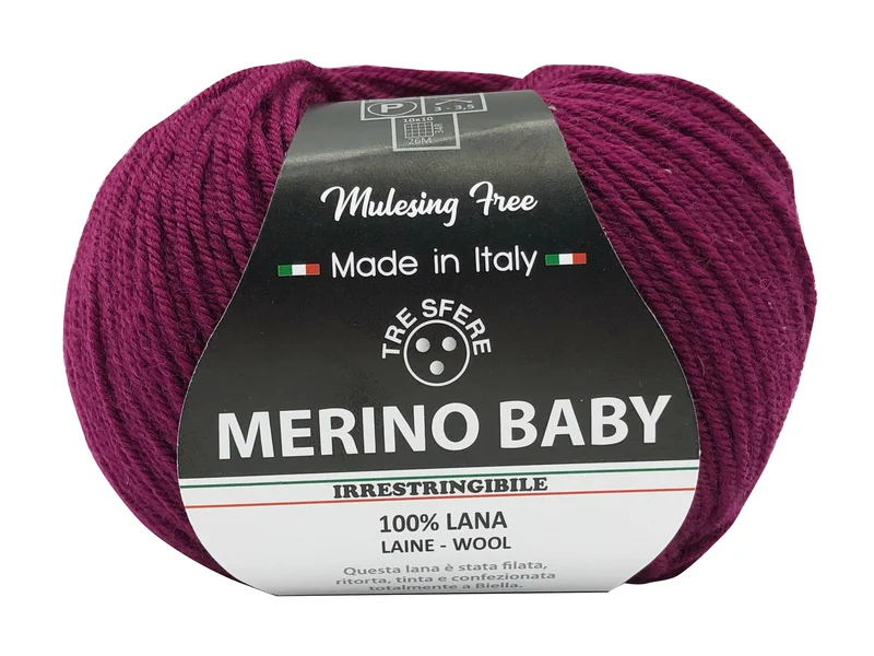 Lana merino baby | cf 500 gr | 100% lana extra morbida