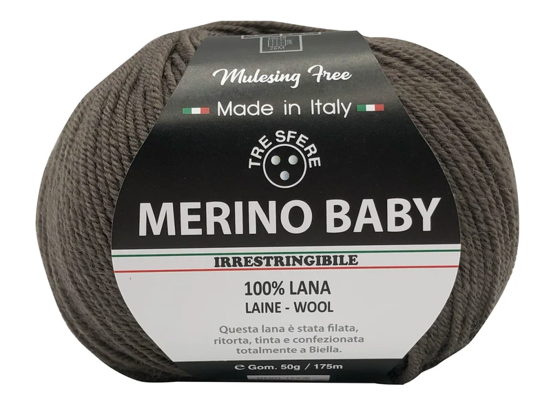 Lana merino baby | cf 500 gr | 100% lana extra morbida