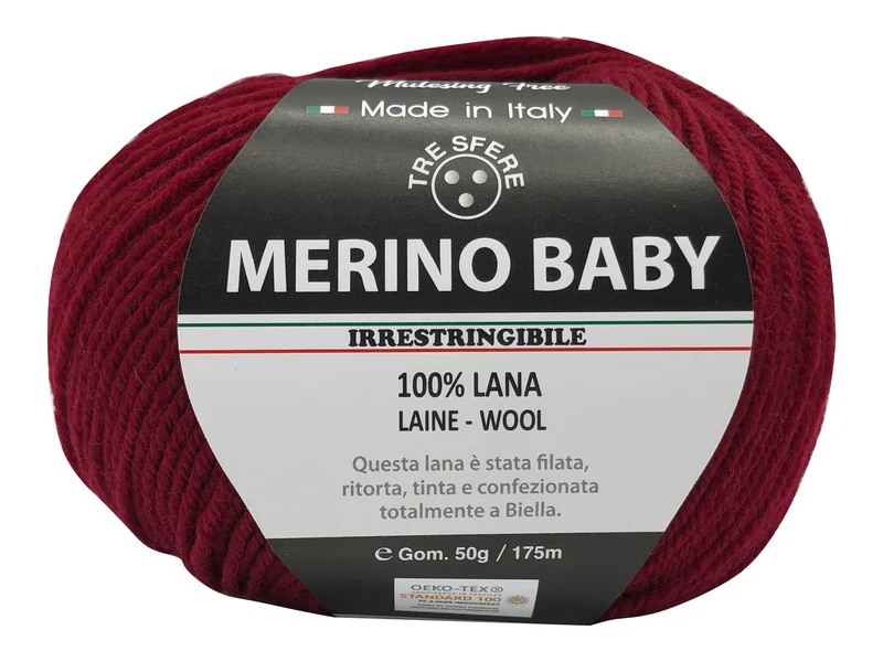 Lana merino baby | cf 500 gr | 100% lana extra morbida