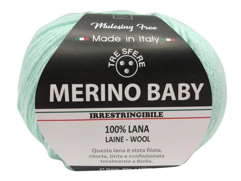 Lana merino baby | cf 500 gr | 100% lana extra morbida