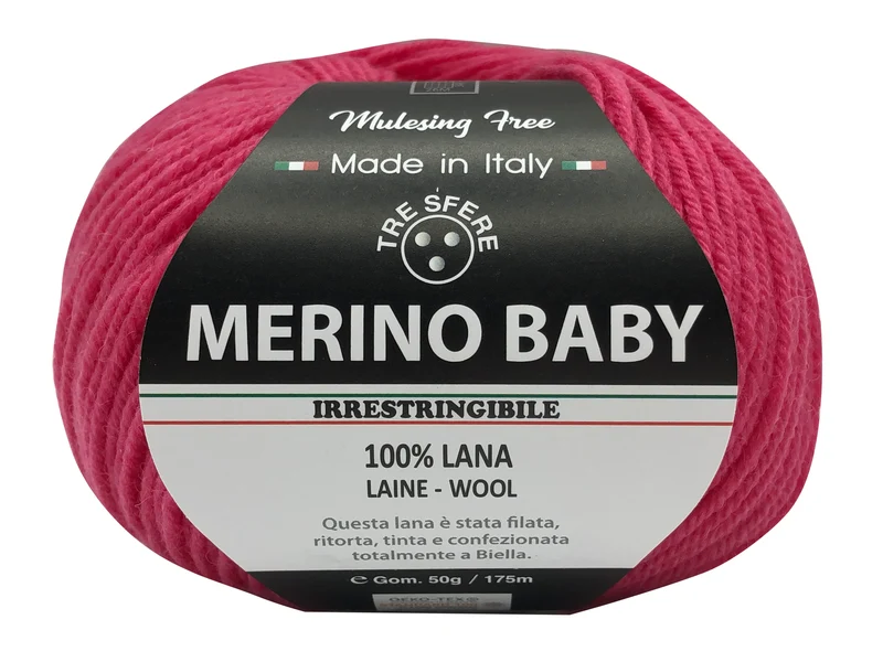Lana merino baby | cf 500 gr | 100% lana extra morbida