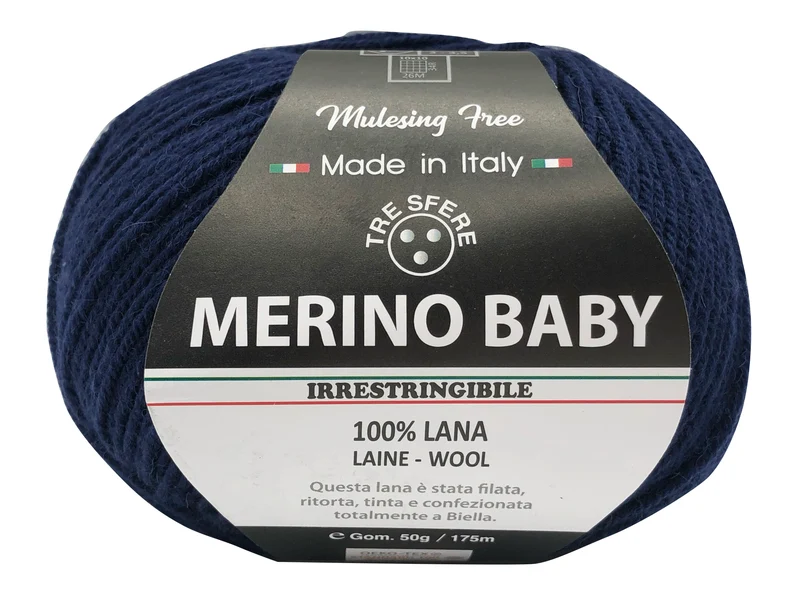 Lana merino baby | cf 500 gr | 100% lana extra morbida