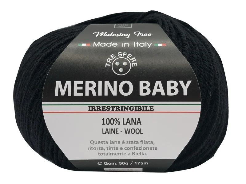 Lana merino baby | cf 500 gr | 100% lana extra morbida
