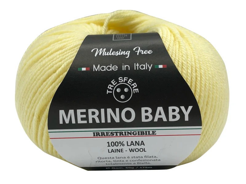 Lana merino baby | cf 500 gr | 100% lana extra morbida