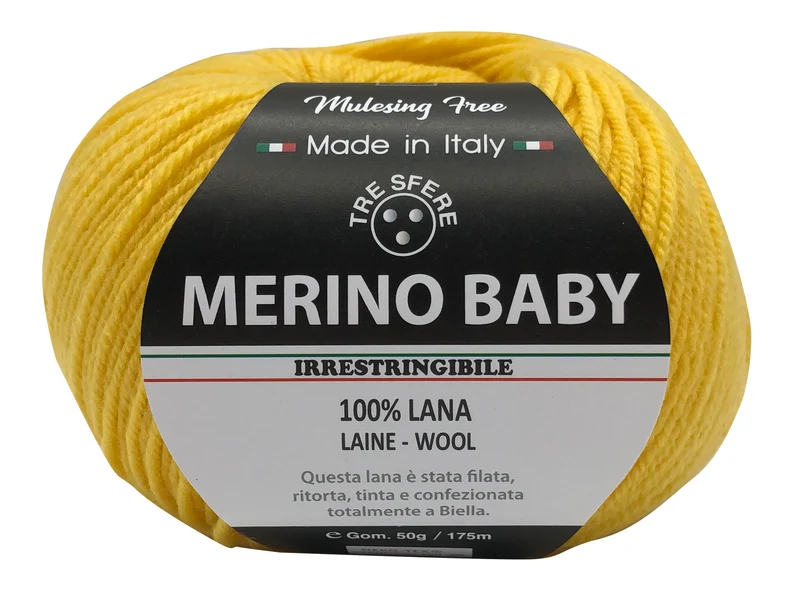 Lana merino baby | cf 500 gr | 100% lana extra morbida