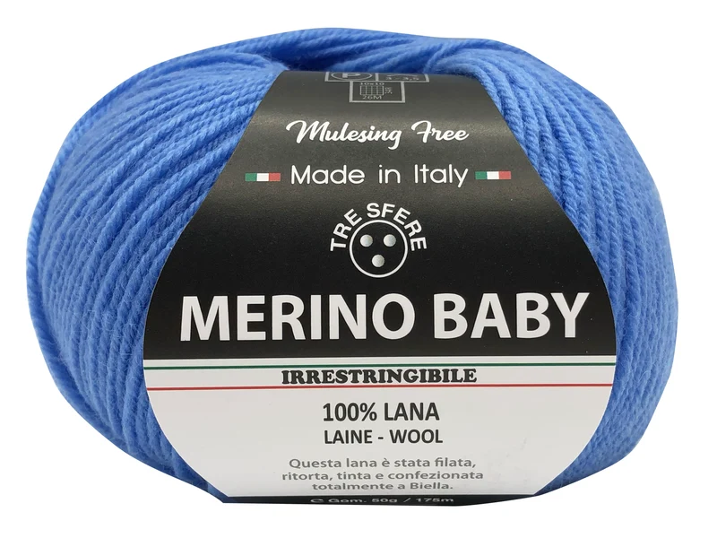 Lana merino baby | cf 500 gr | 100% lana extra morbida