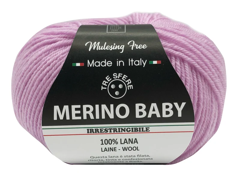 Lana merino baby | cf 500 gr | 100% lana extra morbida
