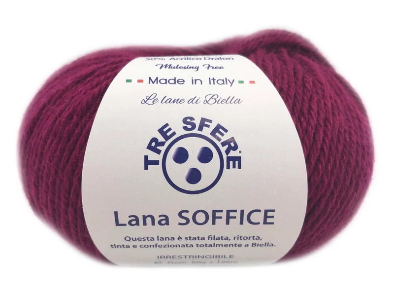 Filato lana soffice | cf 500 gr | 50% lana 50% acrilico