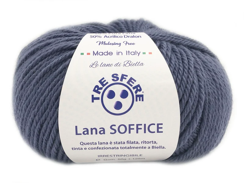 Filato lana soffice | cf 500 gr | 50% lana 50% acrilico