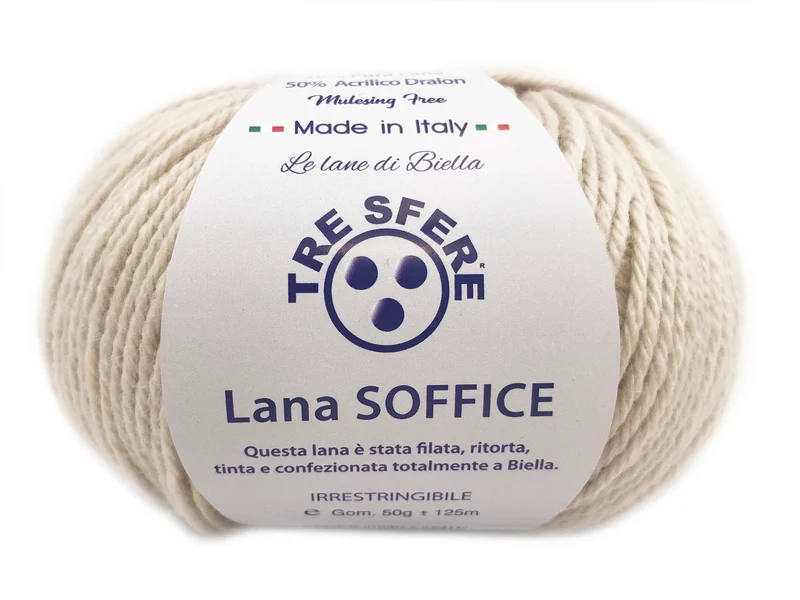 Filato lana soffice | cf 500 gr | 50% lana 50% acrilico