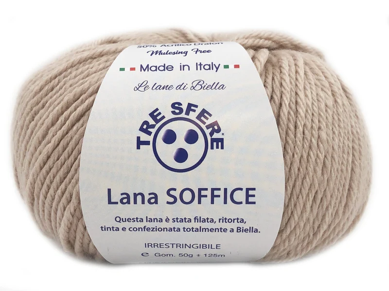 Filato lana soffice | cf 500 gr | 50% lana 50% acrilico