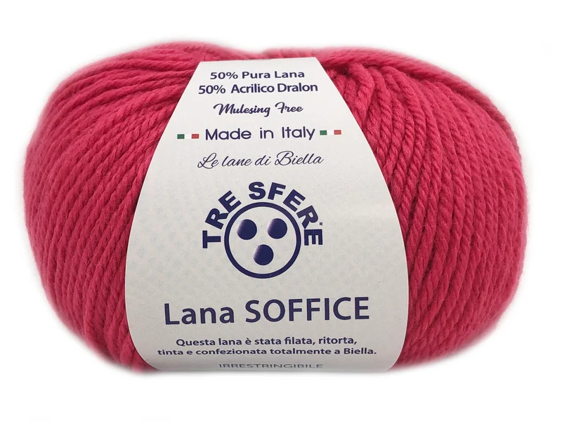 Filato lana soffice | cf 500 gr | 50% lana 50% acrilico