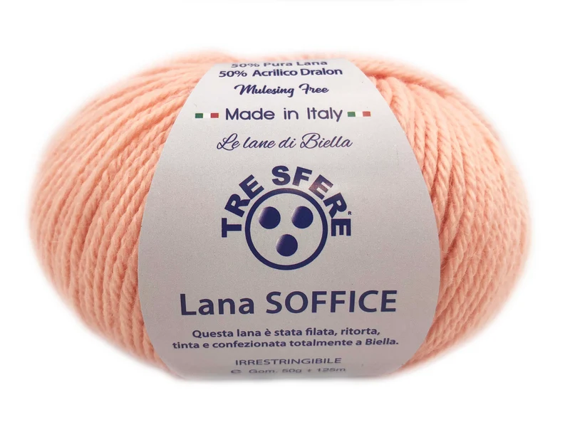 Filato lana soffice | cf 500 gr | 50% lana 50% acrilico