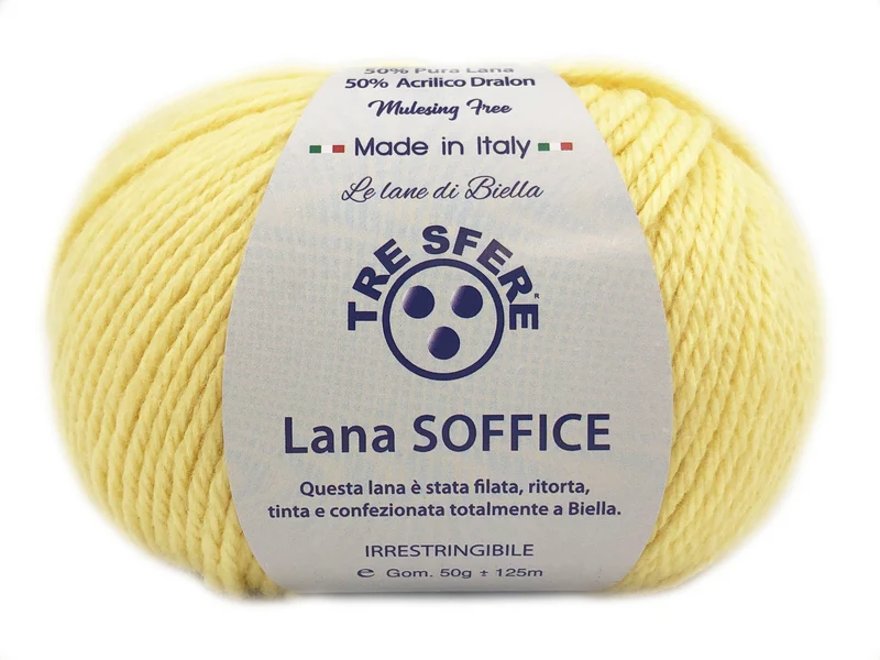 Filato lana soffice | cf 500 gr | 50% lana 50% acrilico