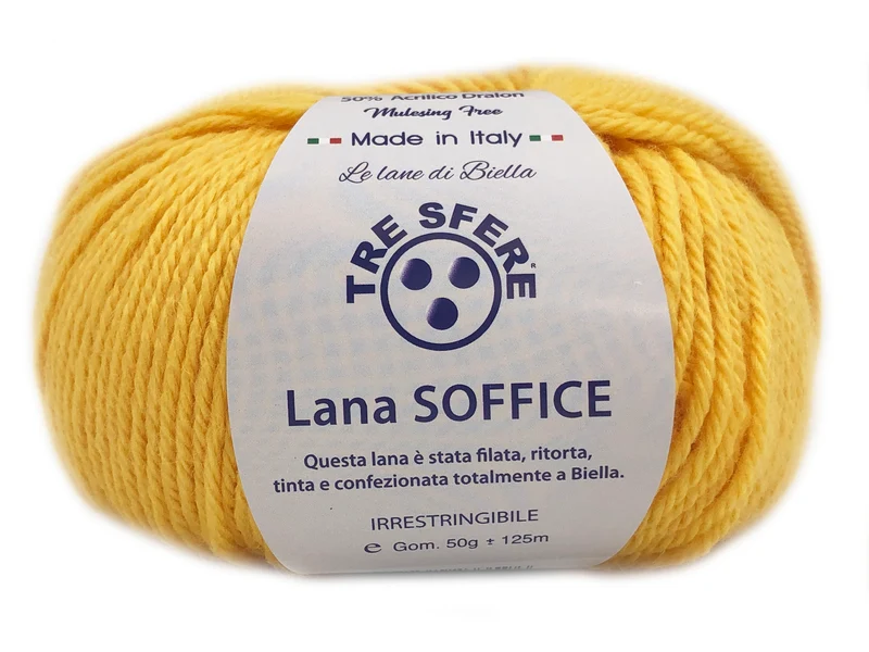 Filato lana soffice | cf 500 gr | 50% lana 50% acrilico
