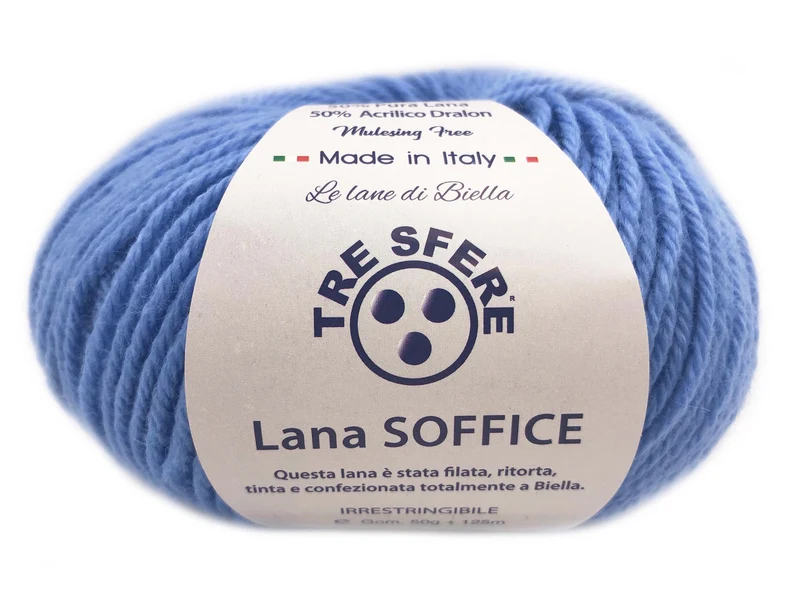Filato lana soffice | cf 500 gr | 50% lana 50% acrilico