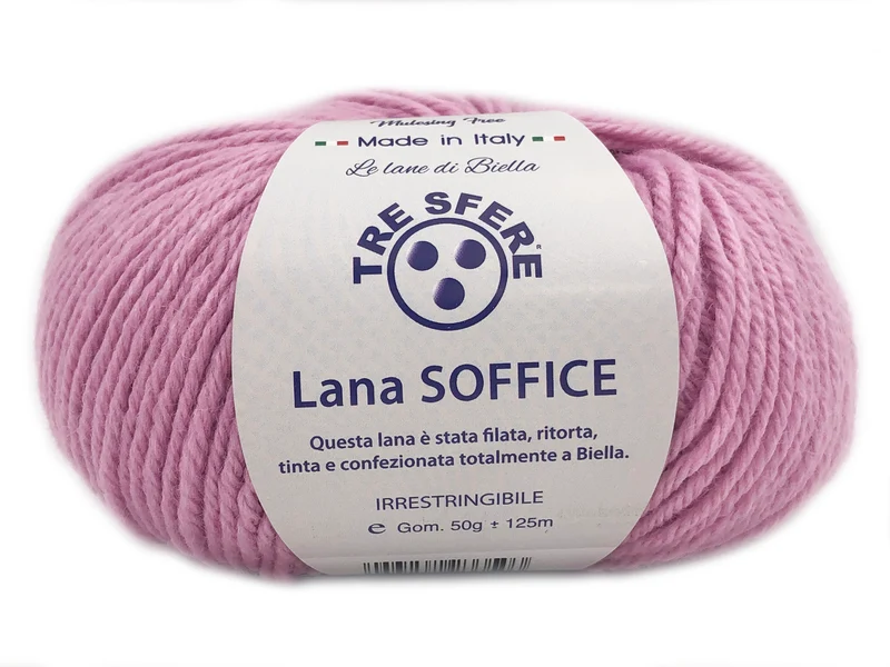 Filato lana soffice | cf 500 gr | 50% lana 50% acrilico
