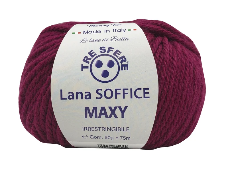 Filato lana soffice maxy | cf 500 gr | 50% lana 50% acrilico