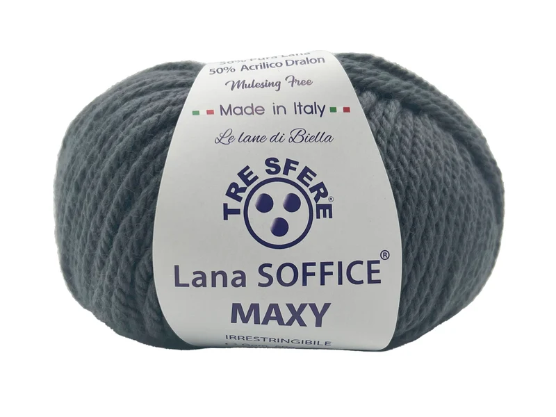 Filato lana soffice maxy | cf 500 gr | 50% lana 50% acrilico