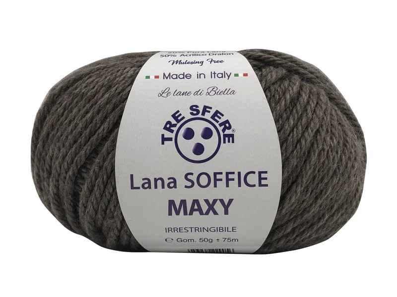 Filato lana soffice maxy | cf 500 gr | 50% lana 50% acrilico