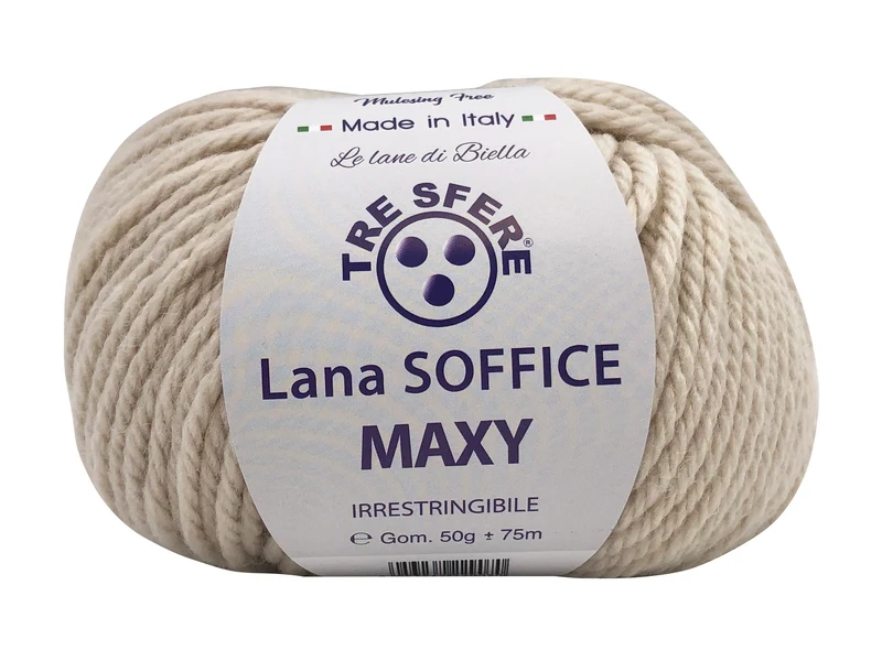 Filato lana soffice maxy | cf 500 gr | 50% lana 50% acrilico