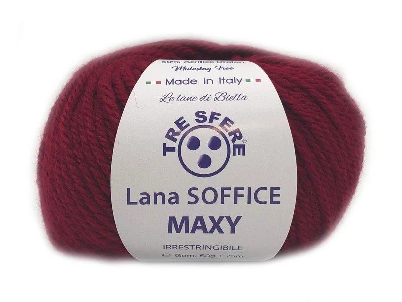 Filato lana soffice maxy | cf 500 gr | 50% lana 50% acrilico
