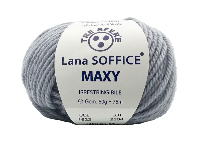 Filato lana soffice maxy | cf 500 gr | 50% lana 50% acrilico