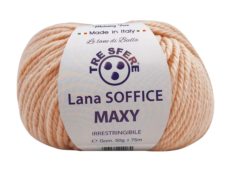Filato lana soffice maxy | cf 500 gr | 50% lana 50% acrilico
