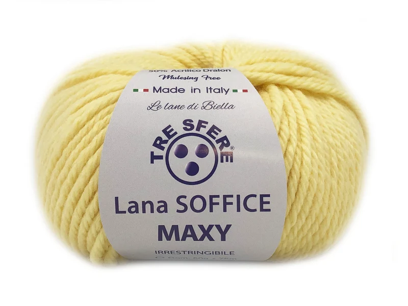 Filato lana soffice maxy | cf 500 gr | 50% lana 50% acrilico