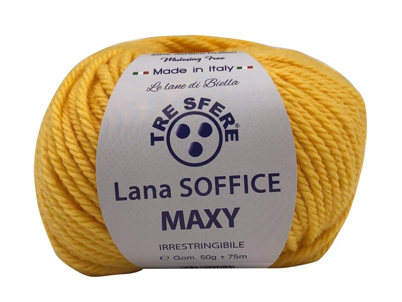 Filato lana soffice maxy | cf 500 gr | 50% lana 50% acrilico