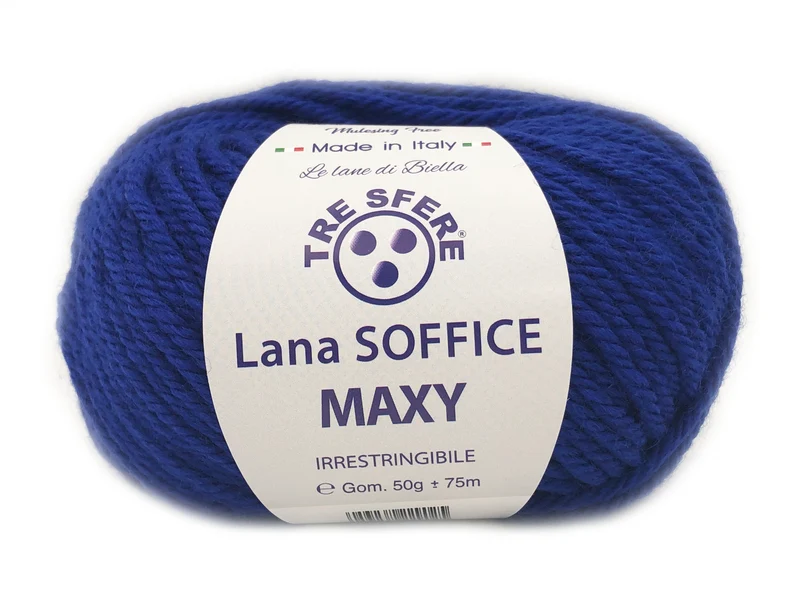 Filato lana soffice maxy | cf 500 gr | 50% lana 50% acrilico