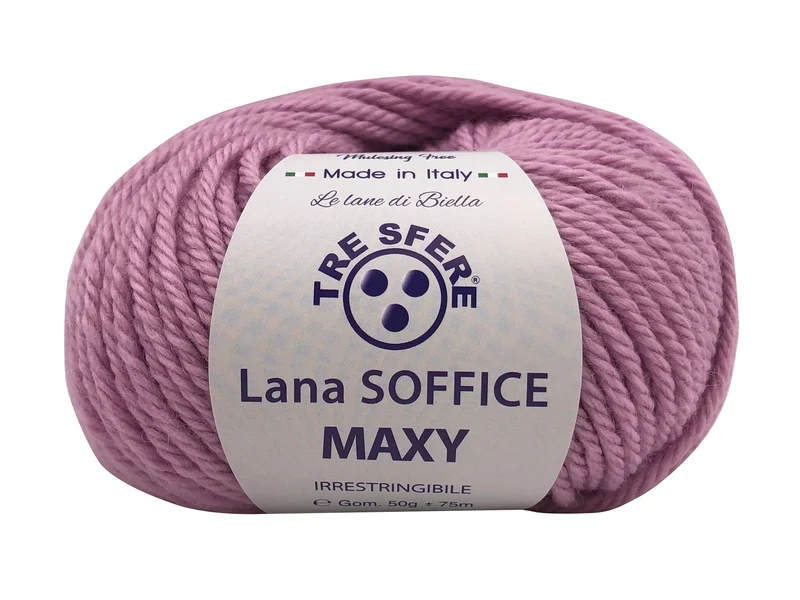 Filato lana soffice maxy | cf 500 gr | 50% lana 50% acrilico
