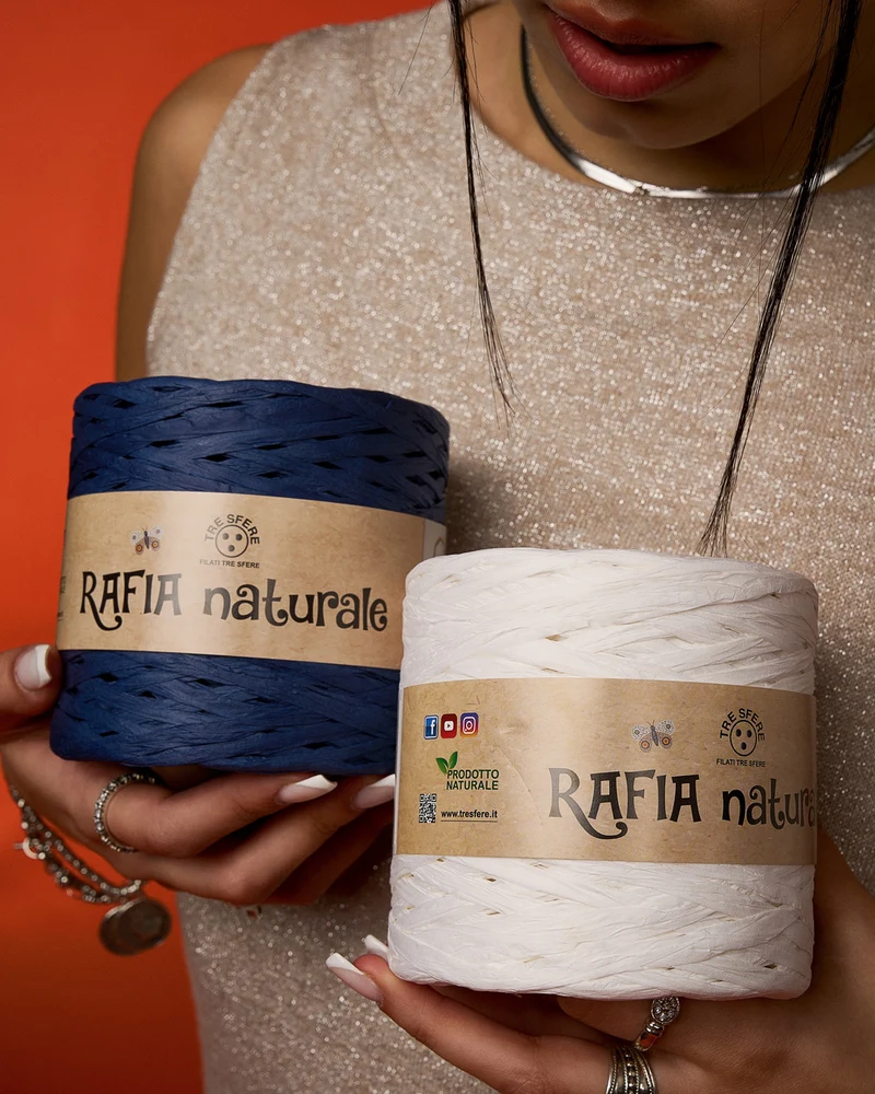 Rocca rafia naturale | cf 265 metri | fibra 100% cellulosa vegetale