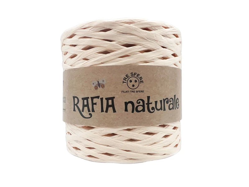 Rocca rafia naturale | cf 265 metri | fibra 100% cellulosa vegetale
