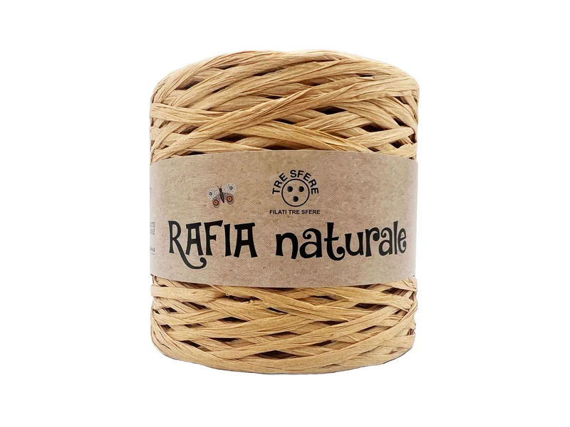 Rocca rafia naturale | cf 265 metri | fibra 100% cellulosa vegetale