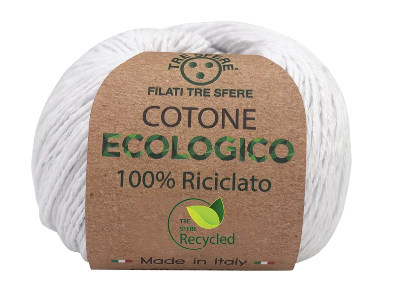 Filato cotone ecologico | cf 500 gr | 80% cotone 20% poliestere