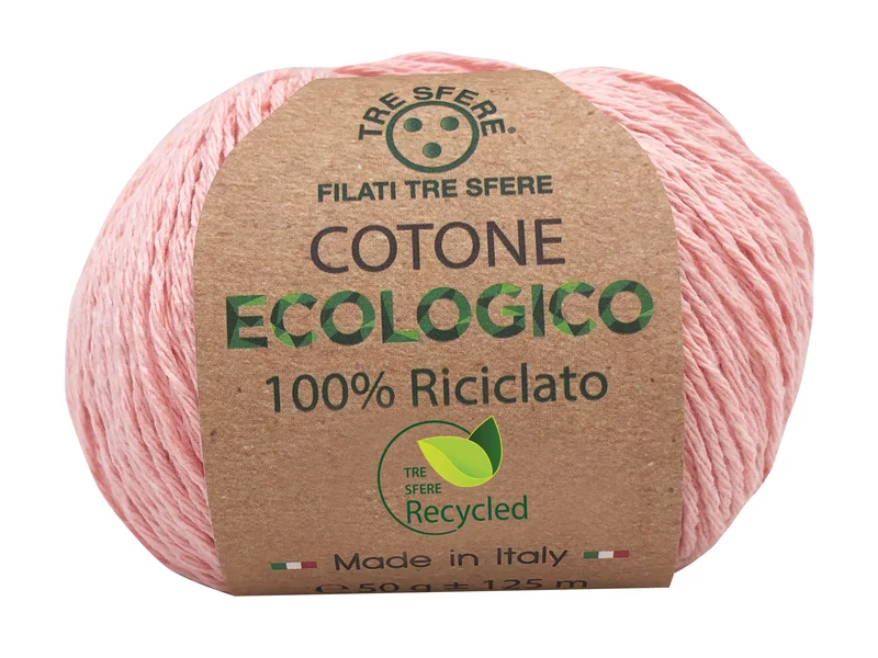 Filato cotone ecologico | cf 500 gr | 80% cotone 20% poliestere