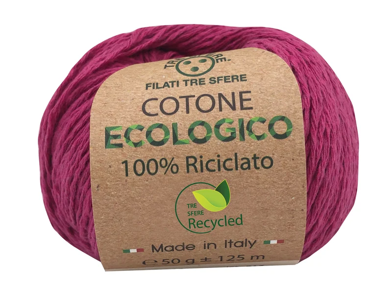 Filato cotone ecologico | cf 500 gr | 80% cotone 20% poliestere