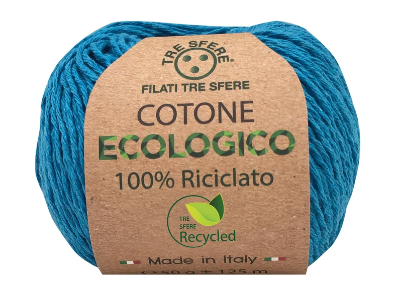 Filato cotone ecologico | cf 500 gr | 80% cotone 20% poliestere