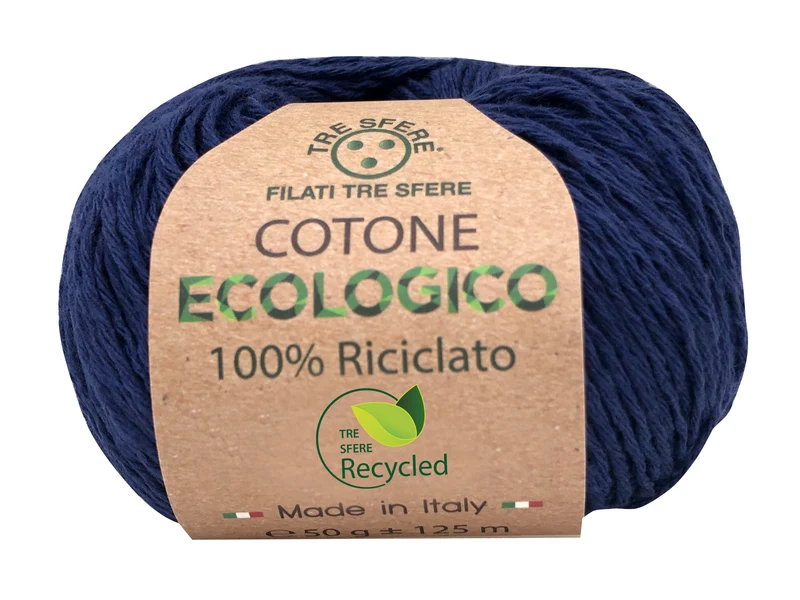 Filato cotone ecologico | cf 500 gr | 80% cotone 20% poliestere