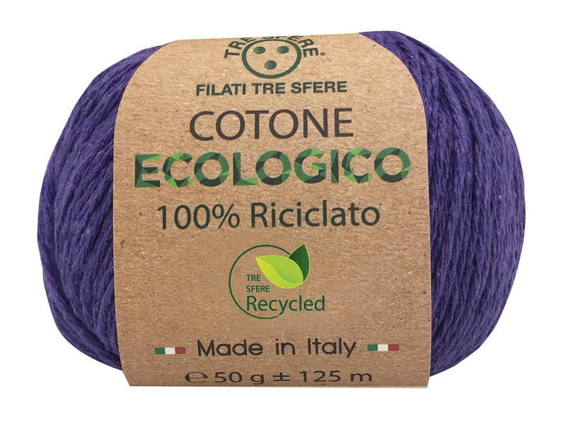 Filato cotone ecologico | cf 500 gr | 80% cotone 20% poliestere