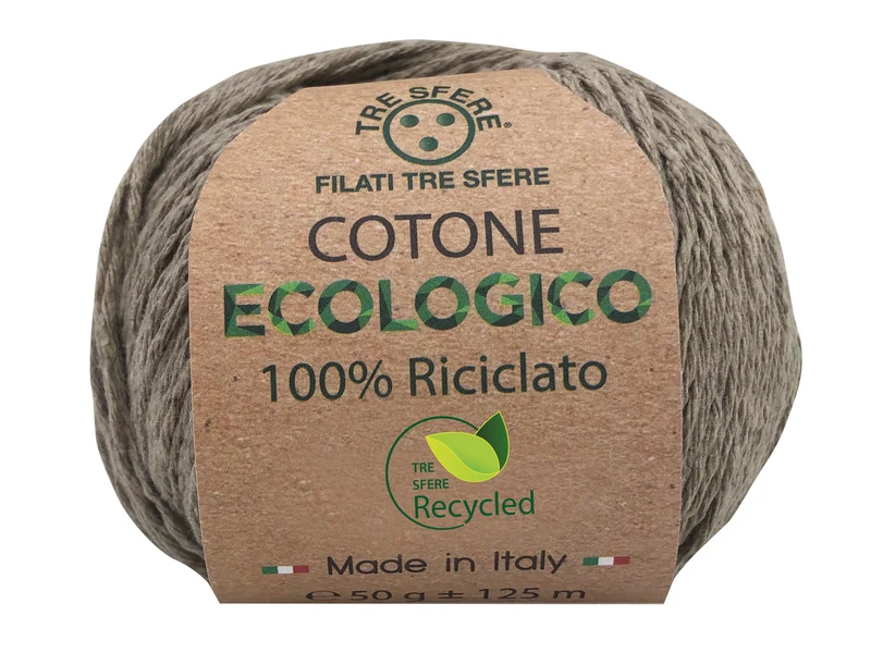 Filato cotone ecologico | cf 500 gr | 80% cotone 20% poliestere