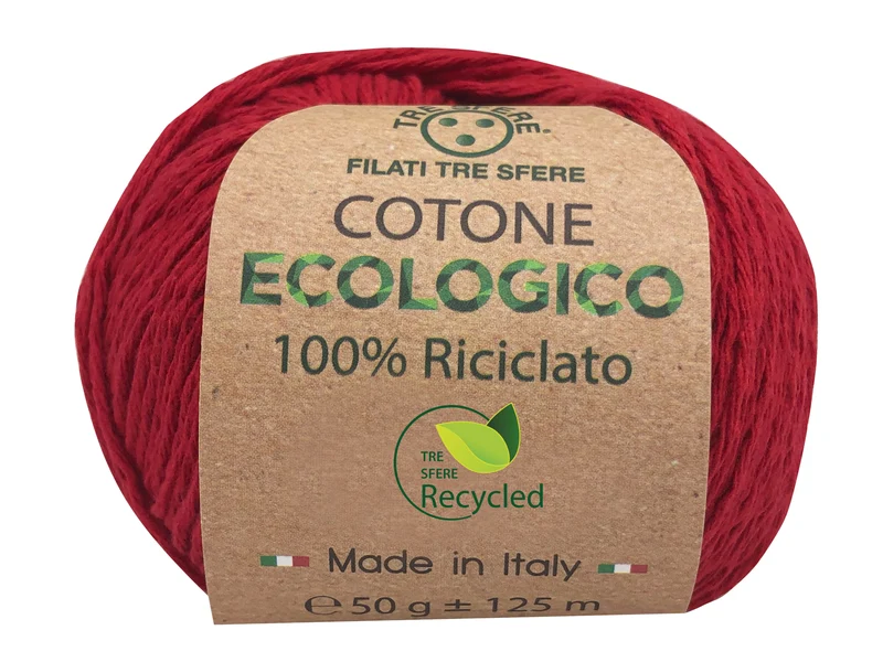 Filato cotone ecologico | cf 500 gr | 80% cotone 20% poliestere