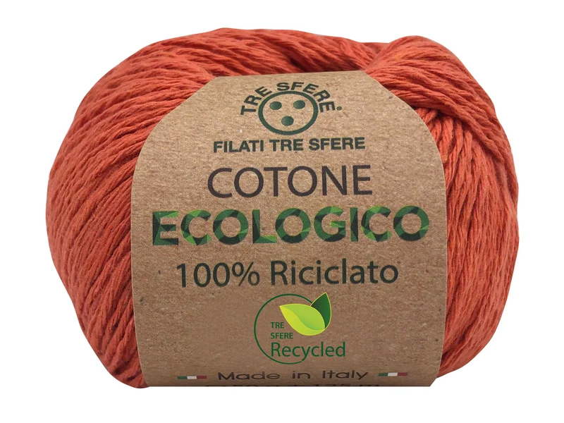 Filato cotone ecologico | cf 500 gr | 80% cotone 20% poliestere