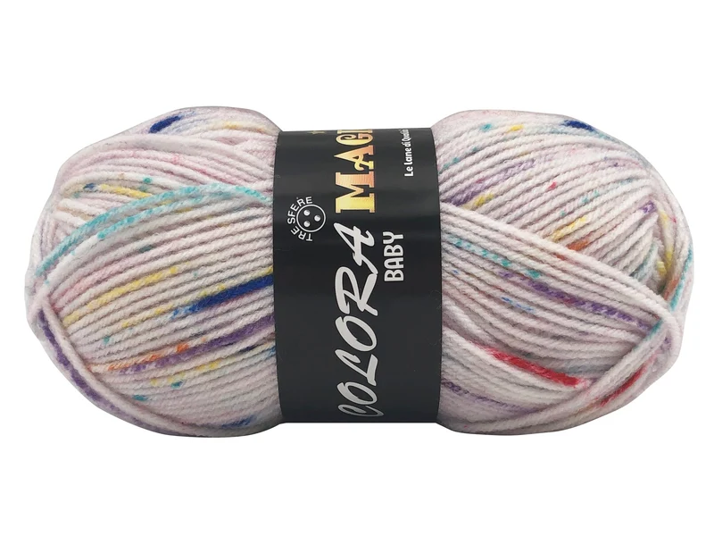 Filato lana colora baby magic | cf 250 gr | 100% acrilico