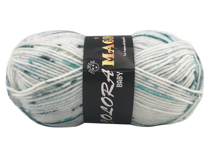 Filato lana colora baby magic | cf 250 gr | 100% acrilico