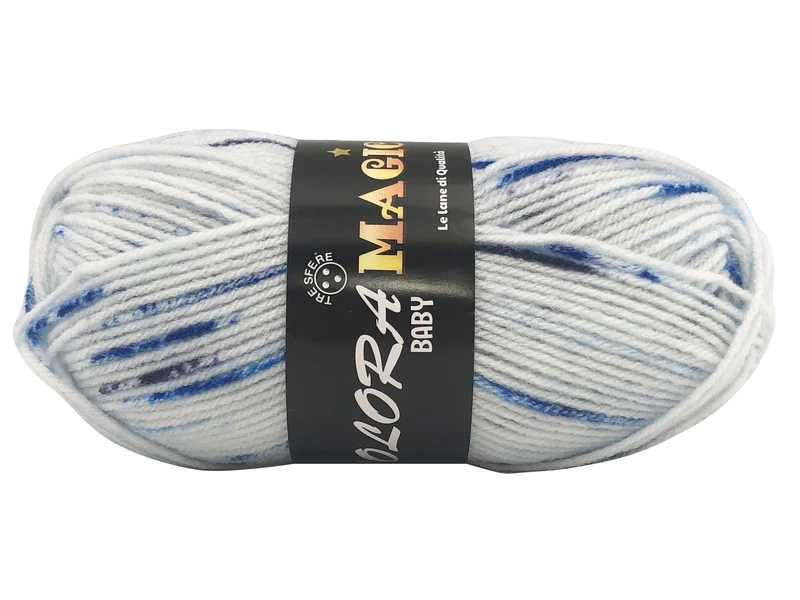 Filato lana colora baby magic | cf 250 gr | 100% acrilico