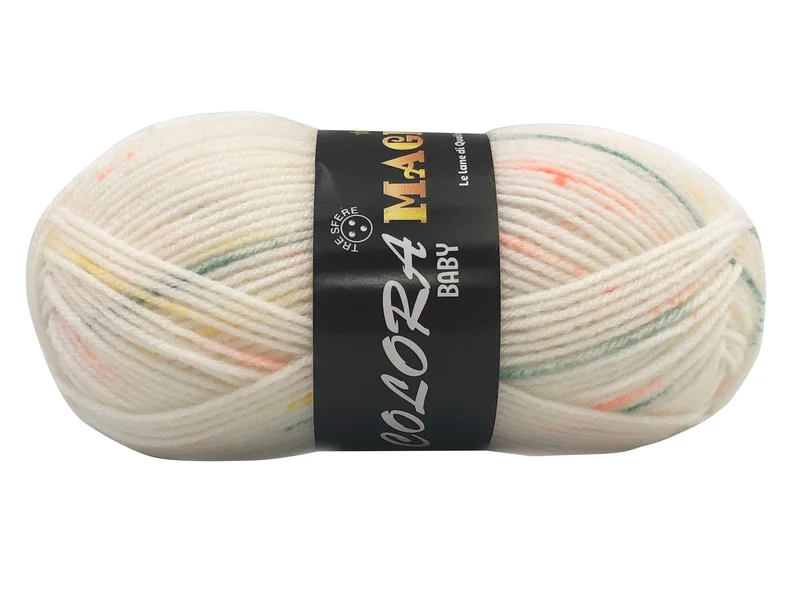 Filato lana colora baby magic | cf 250 gr | 100% acrilico