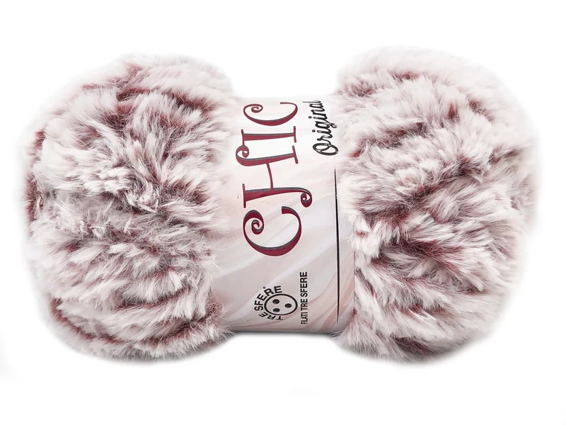 Lana chic 100% poliestere | cf 500 gr | filato pelliccia ecologica